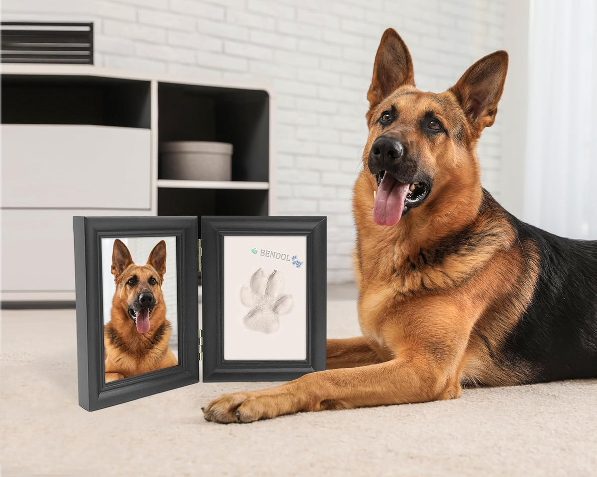 MYPAWLETS Clay Paw Print Kit for Dog Cat - Medium-Large Black - image 3