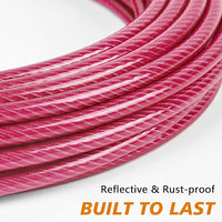 XiaZ Dog Tie Out Cable, 20ft Dog Lead for Yard, Heavy Duty Chain Line Outside for Small Medium Large Dogs Up to 250 lbs, Outdoor Dogs Runner Tether