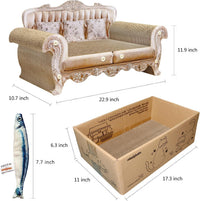 Royal Cat Scratcher Sofa & Box - image 2