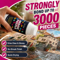 Clear Jigsaw Puzzle Glue with Applicators, Quick-Dry - 120ML - image 2