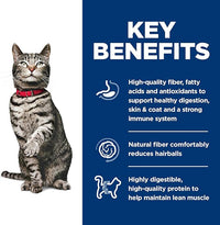 Hill's Science Diet Urinary Hariball Control, Adult 1-6, Urinary Track Health & Hairball Control Support, Dry Cat Food, Chicken Recipe, 3.5 lb Bag