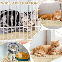 2 Pack Self Warming Cat Bed Thermal Pet Mat - 16 x 20 inches / Beige - image 4
