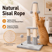 Dimaka Tall Cat Scratching Post - Grey - image 4