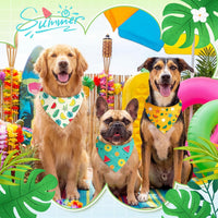 Abbylike 50 Pcs Halloween Dog Bandanas Bulk - Summer / 25.6 x 17.7 x 17.7" - image 4