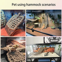 Reptile Hammock, Large Lizard Lounger - 【▇+▄+Green】 - image 2