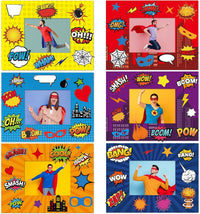 30 Packs Halloween Arts and Crafts for Kids Picture Frame Craft Kits - hero