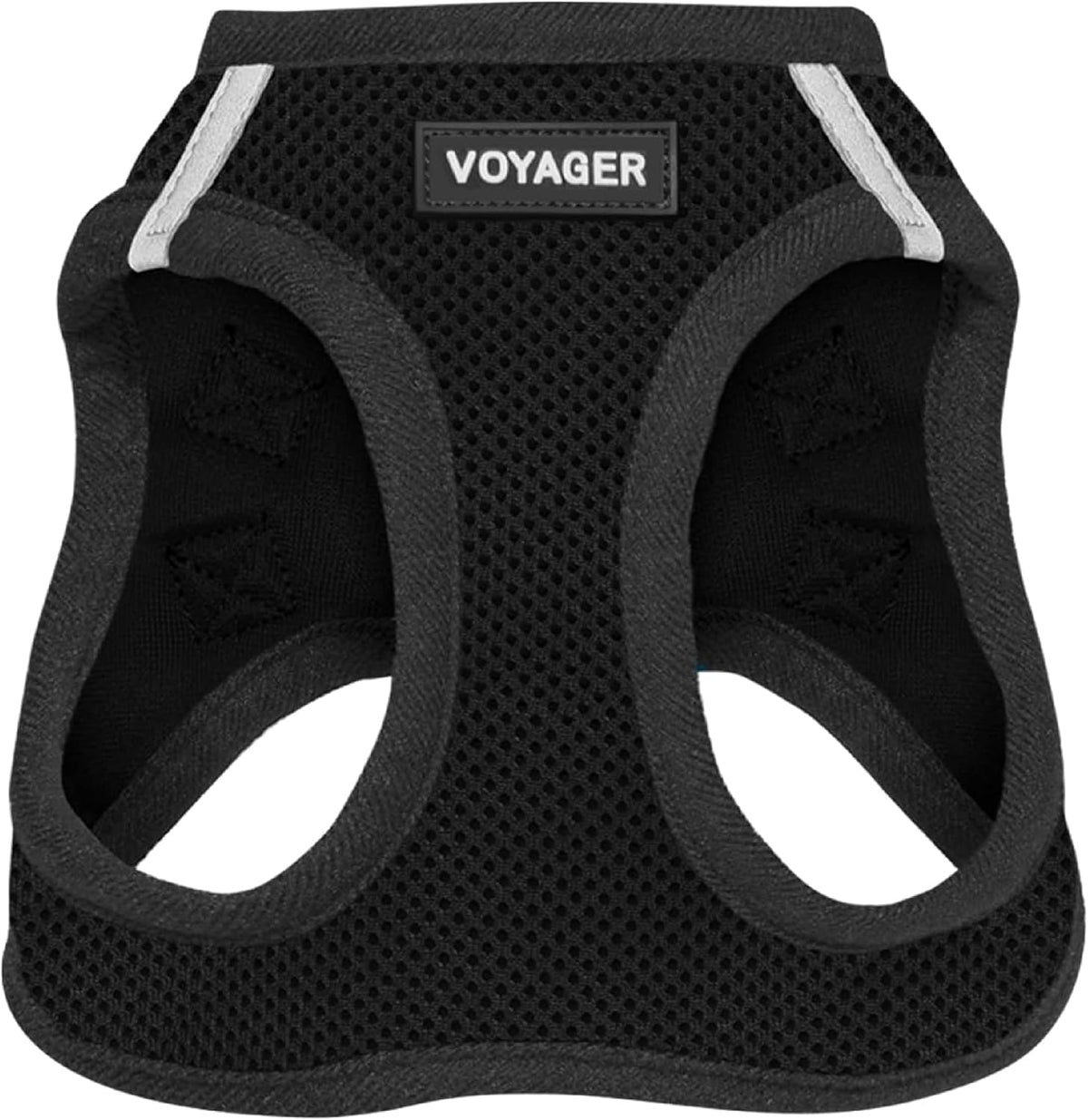 Voyager Step-in Air Dog Vest Harness - Black / XXS (Chest: 12 - 13.5")