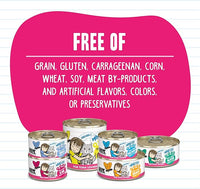 Weruva BFF Minced Natural Wet Cat Food, Tuna and Tilapia Twosome in Gelee, 3oz Can, Pack of 24