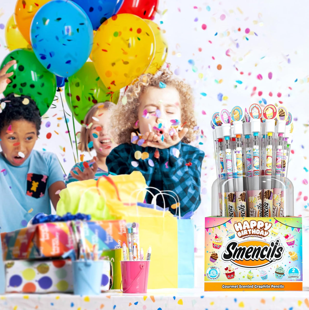 Halloween Smencils Cylinder, HB #2 Scented Smelly Pencils - Birthday - image 4