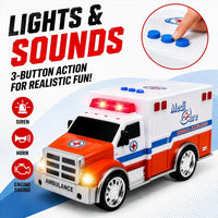 Liberty Imports 3-in-1 True Hero Emergency Rescue Vehicles Kids Toy - image 2
