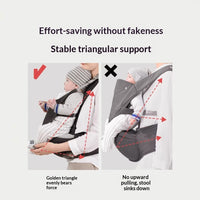 Lightweight Baby Carrier And Waist Stool