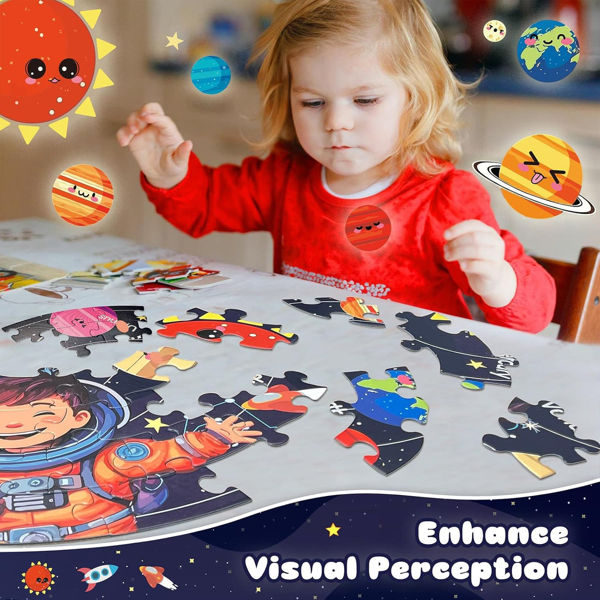 TALGIC Jumbo Floor Puzzle for Kids Ages 4-6 - Multi-colored - image 3