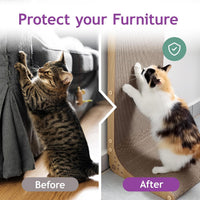 Necoichi Cardboard Cat Scratcher Wall for Indoor Cats - Large 33.5" / Wall(Oak) - image 2