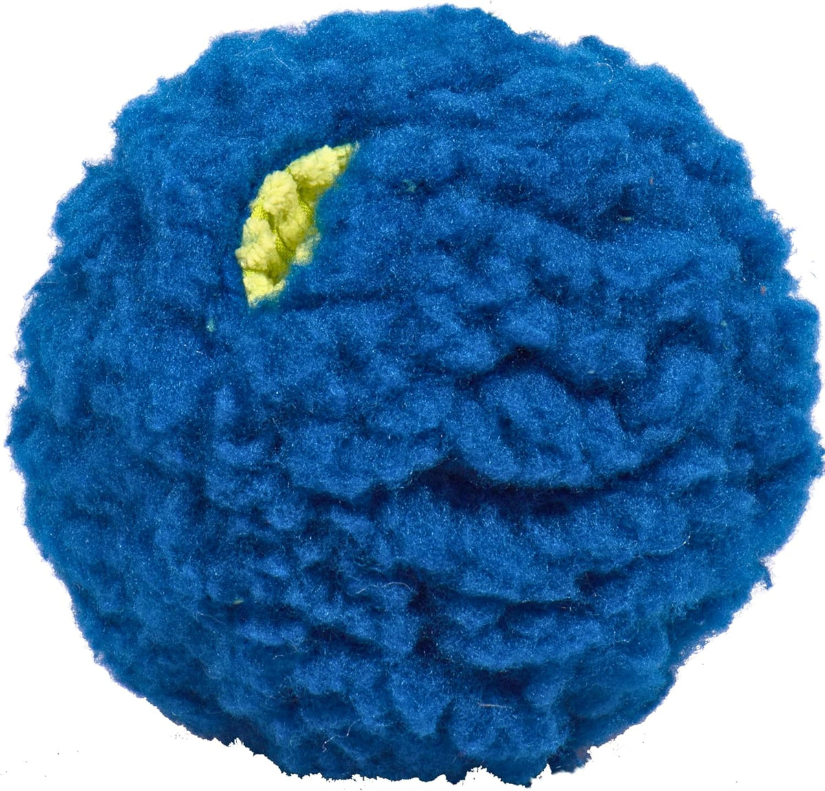 HuggleHounds Plush Ball Dog Toy, Dog Fuzzy Ball Toy - Small / Treat Dispensing Ball