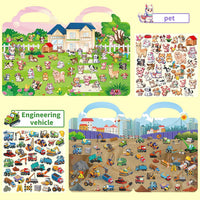 Kalysky 3 pack Halloween reusable sticker books for toddlers with handles - view 19