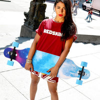 TLHB 41 inch drop through longboard skateboard with 9-ply maple deck and PU wheels - view 14