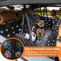 URPOWER Dog Car Seat Cover for Back Seat - Colorful / Standard - 54" Length - image 2