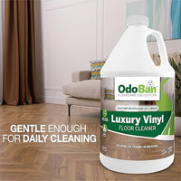OdoBan Ready-to-Use Luxury Vinyl Floor Cleaner, Streak Free and Neutral PH Formula, Made in the USA, Scentless, 1 Gallon