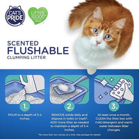 Cat's Pride Lightweight Clumping Litter: Flushable - Powerful Odor Control - Scented, 10 Pounds