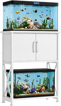 5-10 Gallon Fish Tank Stand - White / 5-10 Gallon