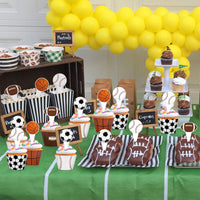 Hooqict carnival circus cupcake toppers and wrappers set, 48 pieces - view 25