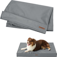 LE SURE Waterproof Dog Bed Cover Replacement - Medium / Grey-Water resistant / Oxford Fabric