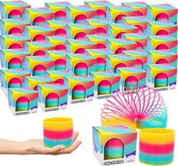 The Dreidel Company Plastic Multicolor Coil Spring - 40-Pack - image 2