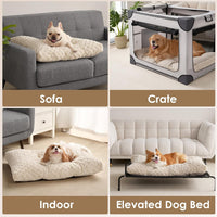 EHEYCIGA Washable XL Dog Beds Large Sized Dog - Beige / 29" x 21"x 3" - image 4