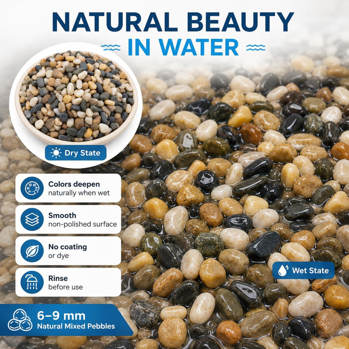 NUPICK 6 lb Aquarium Gravel - 3 lb - image 4
