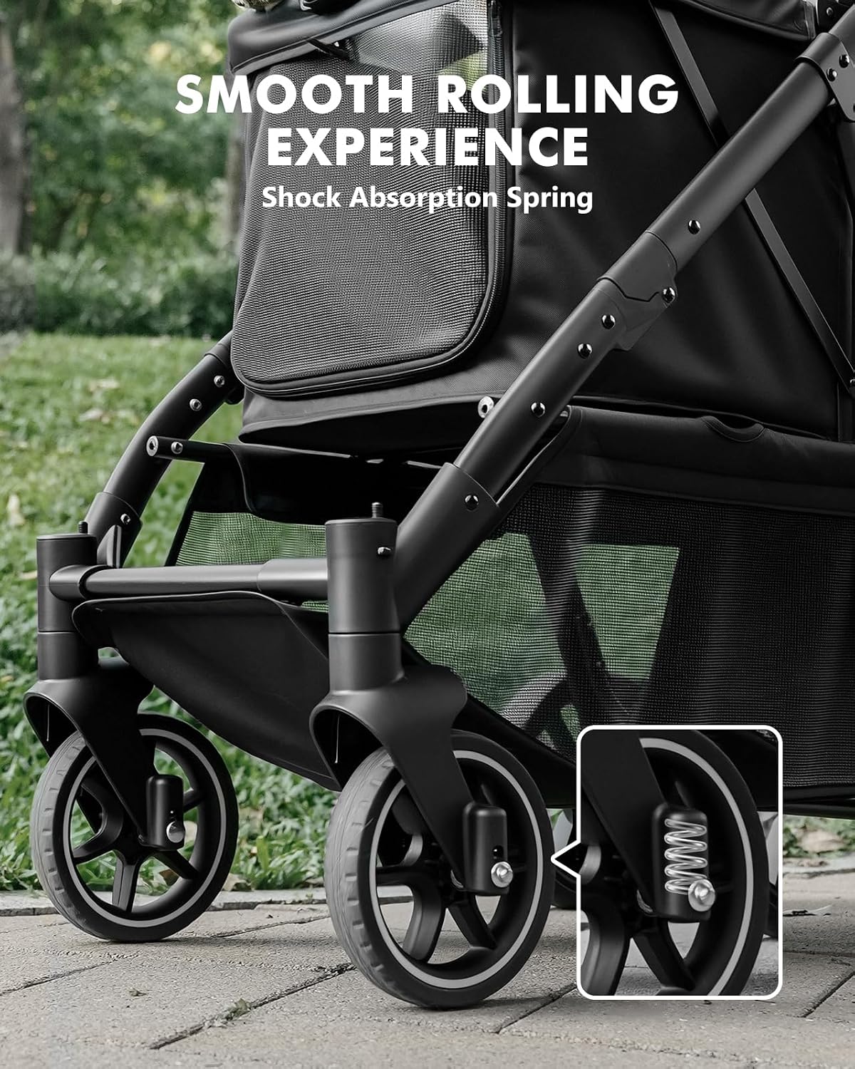 Pet Stroller for Small Dogs and Cats - Medium_Max - image 3