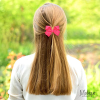 Motique Accessories 4 inch dusty rose grosgrain hair bow for girls on a metal alligator clip - view 16