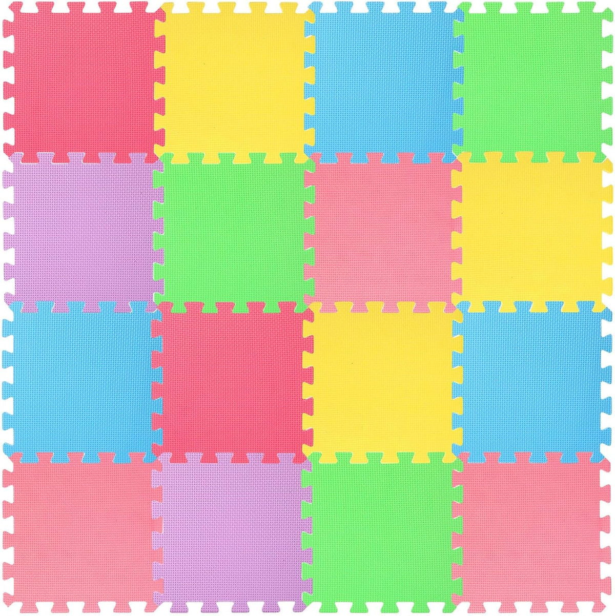 Nuanchu 60 PCS Kids Foam Puzzle Mat, Cream - Colorful - image 3