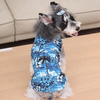 CuteBone Dog Shirts 2-Pack Soft Pet Clothes Breathable Summer Vest - X-Small / Hawaii style - image 4