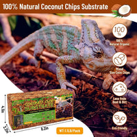 10LB Coconut Husk Chip for Reptiles - 6 Pack - image 2