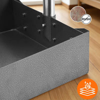 Dog Pooper Scooper, Metal Tray & Spade Set, Tray & Spade - Large - image 4