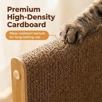 SMARTBEAN 3-Pack Cardboard Cat Scratcher for Indoor Cats - 3-Pack L-Shape - image 3