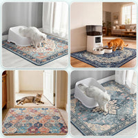 Hompet Cat Litter Mat 2 Pack - 18x54 Inch (Pack of 2) / Husk Birch Sunflower - image 3