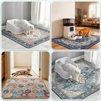 Hompet cat litter mat 2 pack with waterproof 4-layer construction and non-slip backing - view 4