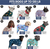 Spark Paws Dog Pajamas - Stretch Onesie Recovery Full Leg Surgery Suit PJS – Essentials for Dogs - When Pigs Fly - Purple / 3XL - image 3