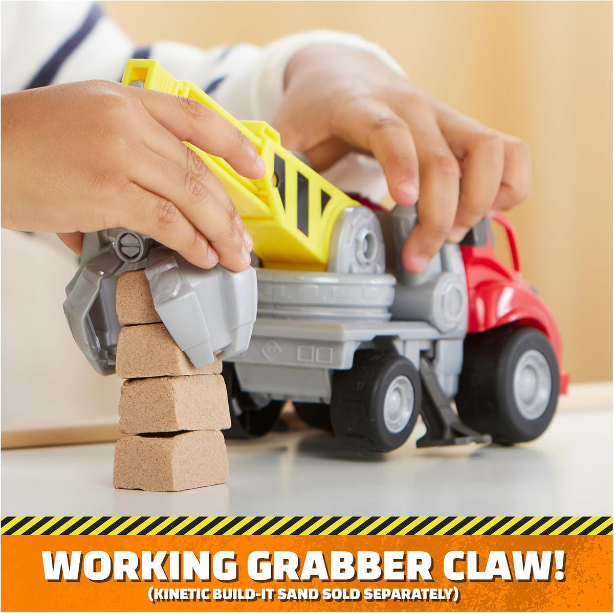 Rubble & Crew Charger’s Crane Grabber Construction Toy & Action Figure – Fun for Kids & Family - Charger's Crane Truck - image 3