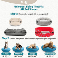 Round Dog Bed Covers Replacement Washable - Cloud Nine / X-Large (Up to 55″) - image 3