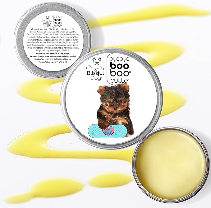 The Blissful Dog 8 oz TIN Yorkshire Terrier Booboo Butter
