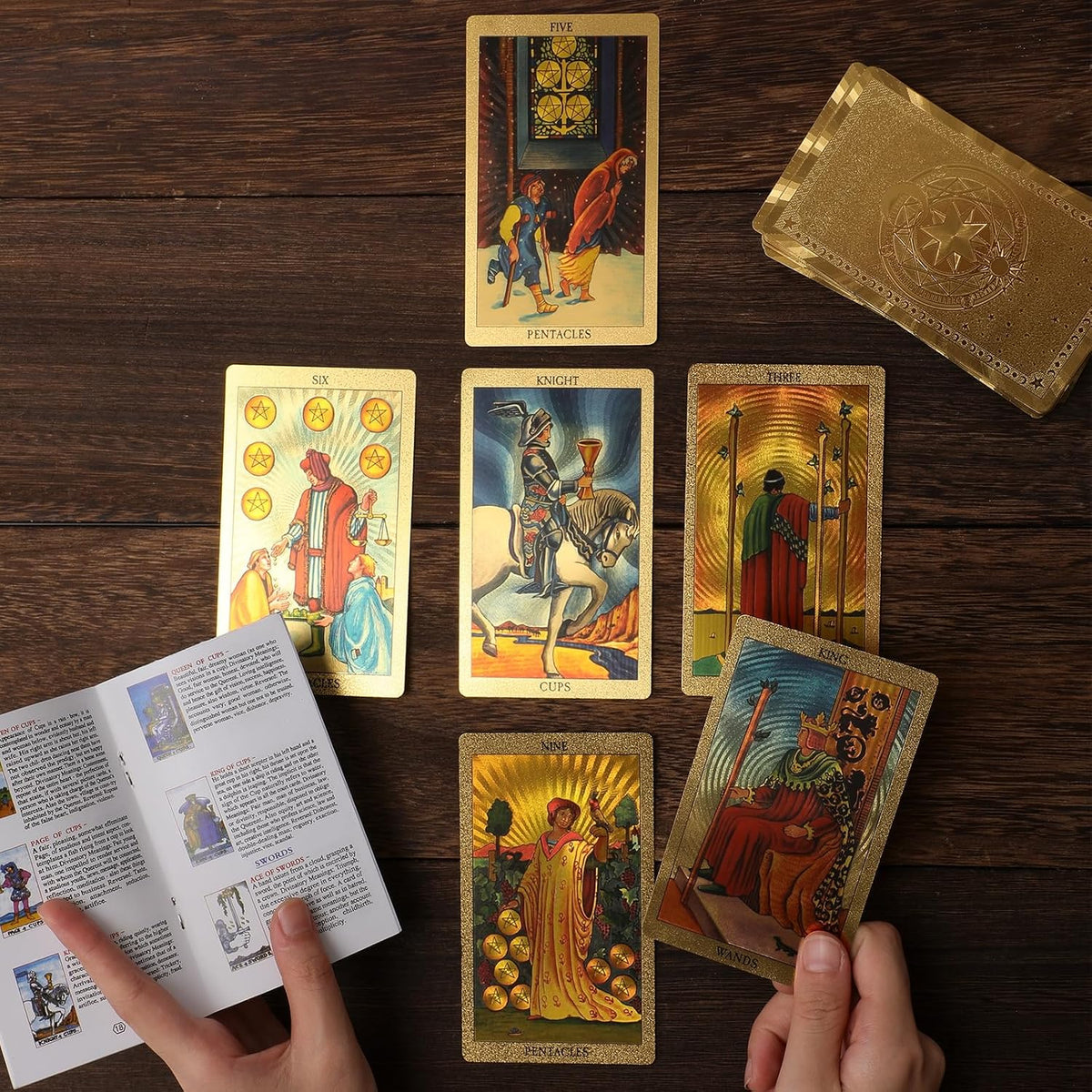 EGCUQ 78 Tarot Cards with Guide Book, Rider Waite Tarot Deck - image 2