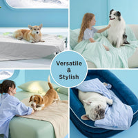 Bedsure ArcticMax Q-MAX>0.5 Premium Cooling Blanket for Medium - Gentle Cream / S(25x35") - image 4