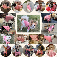 Dog Sweaters for Small Dogs, Soft Fleece Puppy Clothes - Pink / Small - image 4
