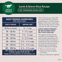 Natural Balance Limited Ingredient Adult Dry Dog Food with Healthy Grains, Lamb & Brown Rice Recipe, 4 Pound (Pack of 1)