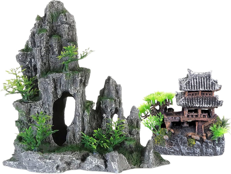 AWXZOM Extra Large Aquarium Decorations kit