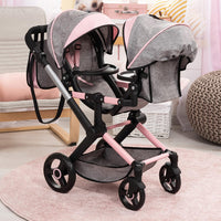 Bayer Twin Doll Stroller, Double Baby Stroller - image 3