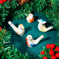 Gejoy 6 Pcs Bird Water Whistles Ceramic Bird Call Warbling Water - 6 / Timeless - image 4