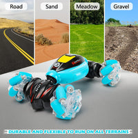 DDAI Remote Control Excavator Toys for 4 5+ Year Old Boys and Kids - Remote Control Stunt Car / Large - image 2